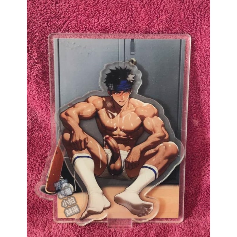 《周邊》新增實拍 肌肉 肌肉男 體育生 健身 洗澡 運動員 拳擊手 壓克力立牌 雙面立牌 雙插立牌 里版 查理曼-細節圖10