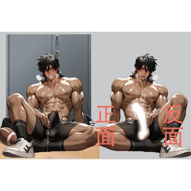 《周邊》新增實拍 肌肉 肌肉男 體育生 健身 洗澡 運動員 拳擊手 壓克力立牌 雙面立牌 雙插立牌 里版 查理曼-規格圖1