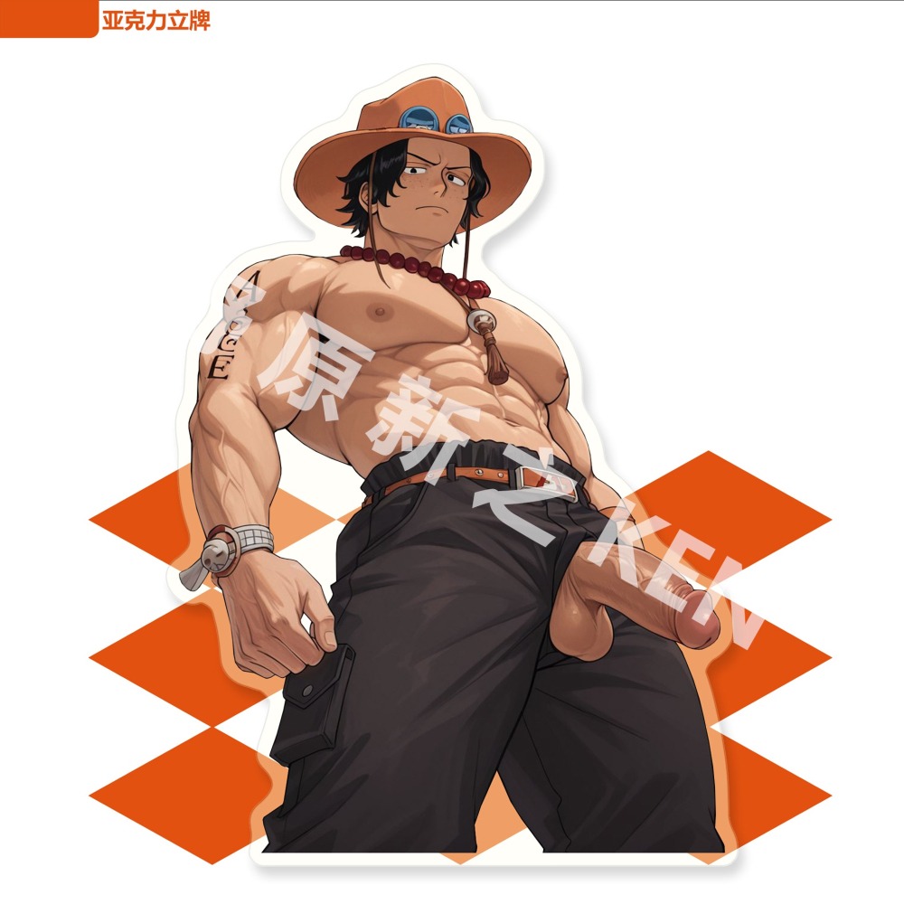 《周邊》肌肉 肌肉男 體育生 壓克力立牌 立牌 艾斯 戰鬥姿勢Ver.-細節圖2