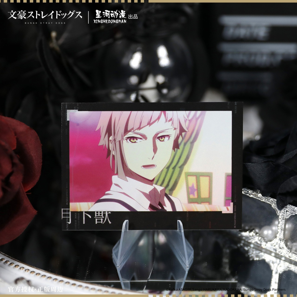 《周邊》陸版正版 文豪 文豪野犬 拍立得 寫真系列 太宰治 中原中也 芥川龍之介 江戶川亂步 費奧多爾 西格瑪 尼古萊-細節圖3