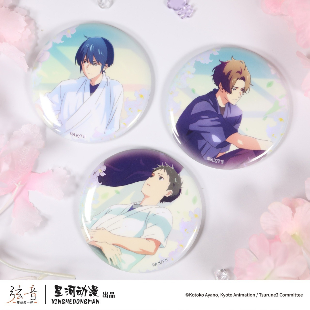 《周邊》陸版官方 正版授權 弦音 風舞高中弓道部 連結的一射 花語 甜甜圈 鳴宮湊 竹早靜彌 藤原愁 二階堂永亮-細節圖7