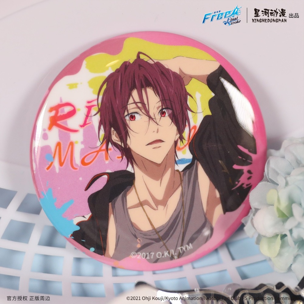 【雙閃大冰箱貼】松岡凜（７.５公分）