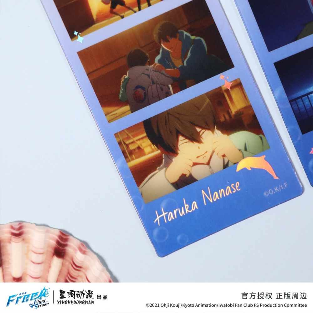 《周邊》陸版正版 Free 男子游泳部 PET 書籤 劇場版 最後的划水 後篇 七瀨遙 橘真琴 松岡凜 桐嶋郁彌-細節圖4