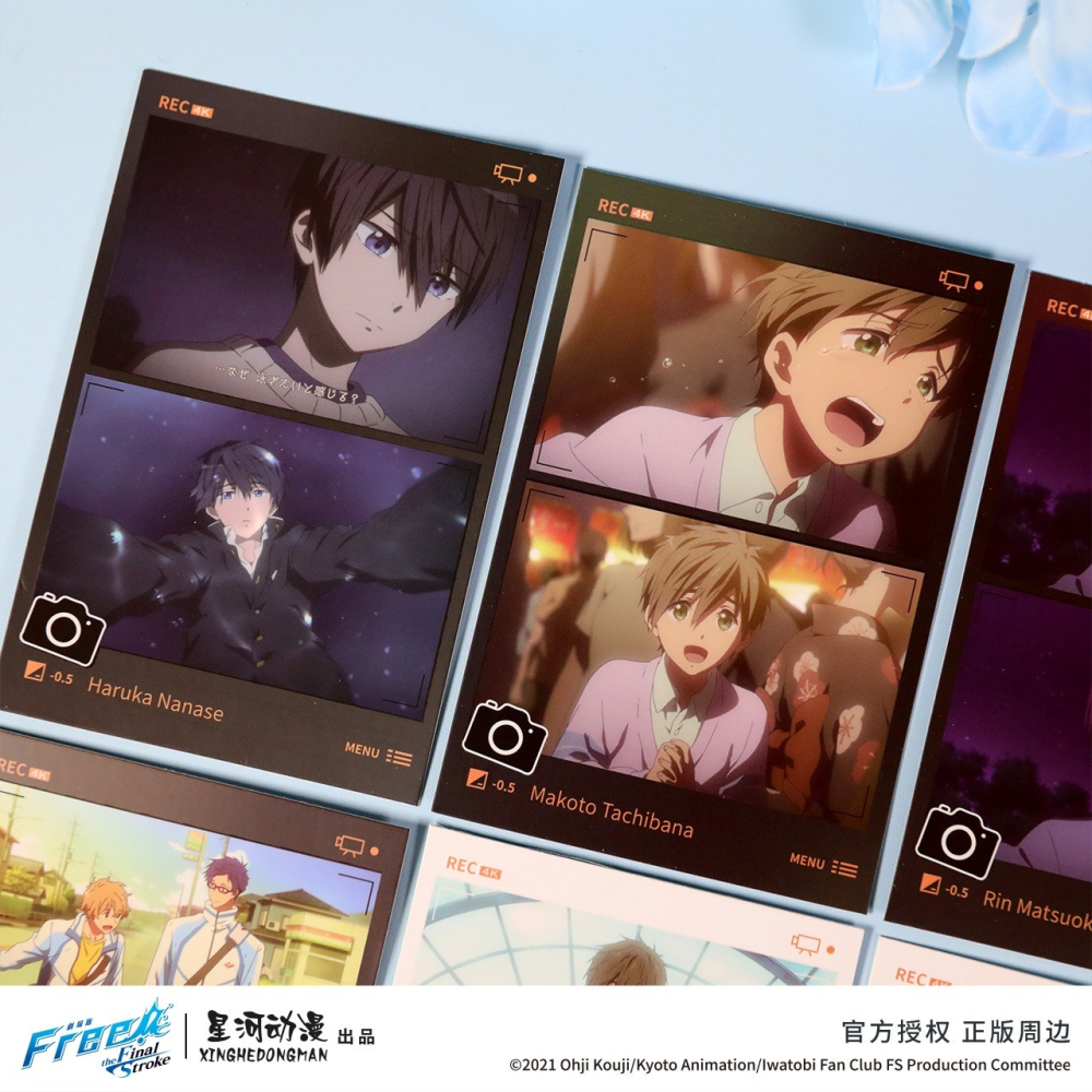 《周邊》陸版官方 正版授權 Free 男子游泳部 拍立得 劇場版 最後的划水 前篇 七瀨遙 橘真琴 松岡凜 桐嶋郁彌-細節圖3