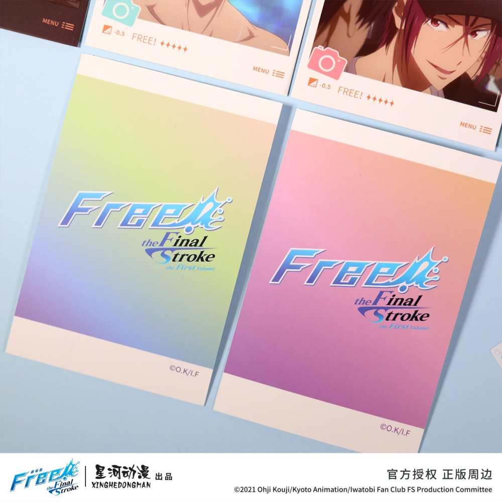 《周邊》陸版官方 正版授權 Free 男子游泳部 拍立得 劇場版 最後的划水 前篇 七瀨遙 橘真琴 松岡凜 桐嶋郁彌-細節圖5