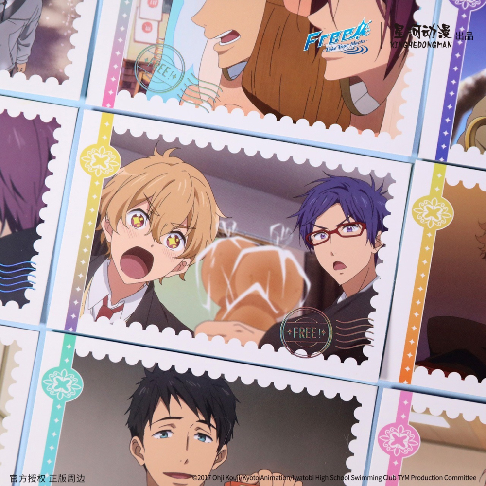 《周邊》陸版官方 正版授權 Free 男子游泳部 拍立得 劇場版 最後的划水 前篇 七瀨遙 橘真琴 松岡凜 桐嶋郁彌-細節圖3