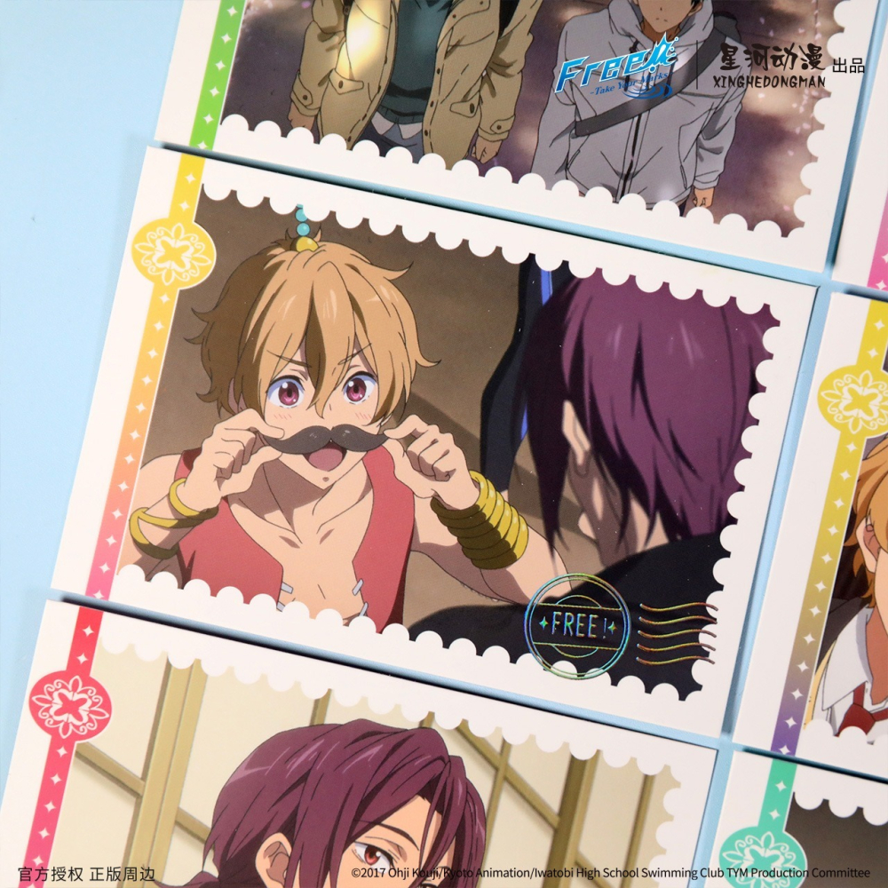 《周邊》陸版官方 正版授權 Free 男子游泳部 拍立得 劇場版 最後的划水 前篇 七瀨遙 橘真琴 松岡凜 桐嶋郁彌-細節圖4