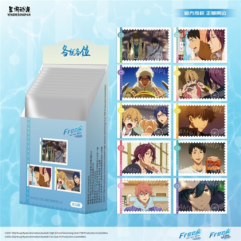 《周邊》陸版官方 正版授權 Free 男子游泳部 拍立得 劇場版 最後的划水 前篇 七瀨遙 橘真琴 松岡凜 桐嶋郁彌-細節圖5