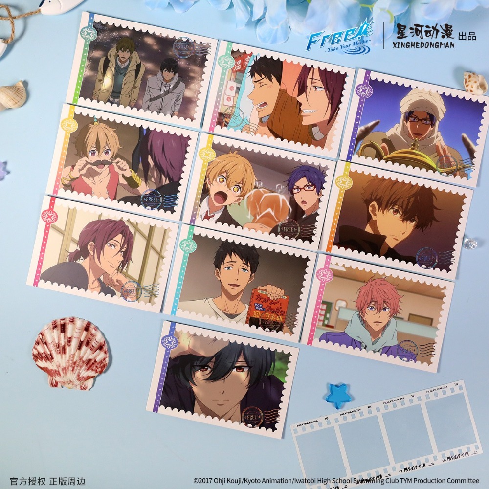 《周邊》陸版官方 正版授權 Free 男子游泳部 拍立得 劇場版 最後的划水 前篇 七瀨遙 橘真琴 松岡凜 桐嶋郁彌-規格圖9