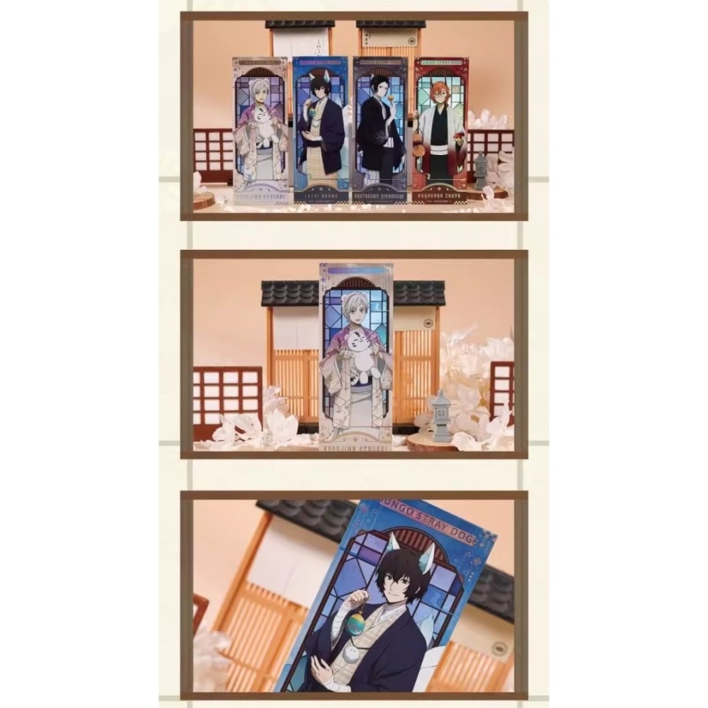 《周邊》【☆現貨☆】 陸版官方 正版授權 文豪 文豪野犬 限定 鐳射票 妖異系列 太宰治 中原中也-細節圖4