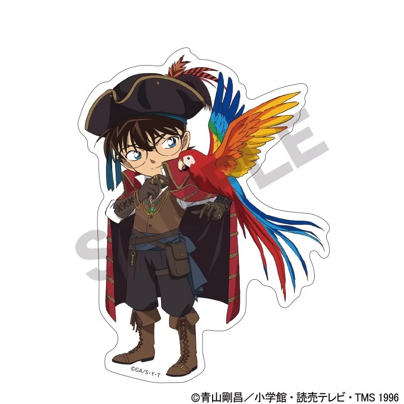 《周邊》【現貨】特賣 陸版官方 正版授權 名偵探柯南 劇場版 船員系列 貼紙 造型貼紙 柯南 安室透 怪盜基德-細節圖4