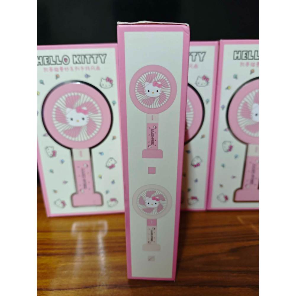 《周邊》【現貨】特賣 陸版正版 Sanrio 三麗鷗 Hello KITTY KT 凱蒂貓 風扇 手持風扇-細節圖5