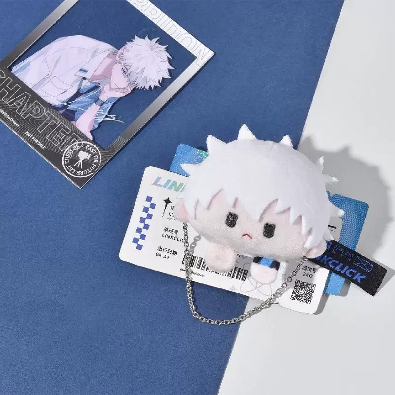 《周邊》【☆現貨☆】 陸版官方 正版授權 bilibili 時光代理人 動畫 英都篇 陸光 毛絨徽章 相卡-細節圖2