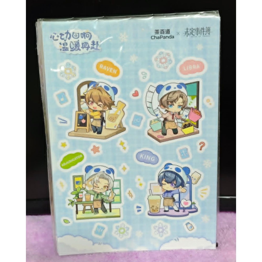 《周邊》【☆現貨☆】陸版 正版 HoYoverse 米哈游 未定事件簿 茶百道 夏彦 左然 莫弈 陸景和 貼紙-細節圖4