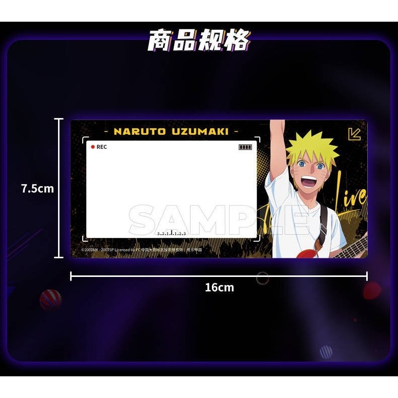 《周邊》陸版官方 正版授權 火影忍者 疾風傳 live ＰＥＴ 透卡 漩渦 鳴人 宇智波 佐助 卡卡西 波風湊 水門 鼬-細節圖6