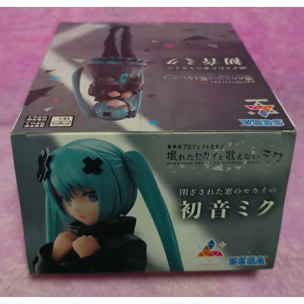 《周邊》【現貨】特賣 代理版 景品 公仔 SEGA Luminasta 初音未來 初音 世界計畫 劇場版 崩壞 封閉之窗-細節圖6