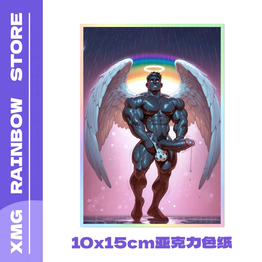 《周邊》肌肉男 肌肉 體育生 大叔 壓克力立牌 壓克力色紙 狛野真斗 獅子獸 墮天使 惡魔領主 靈魔使 普里亞普斯-規格圖9