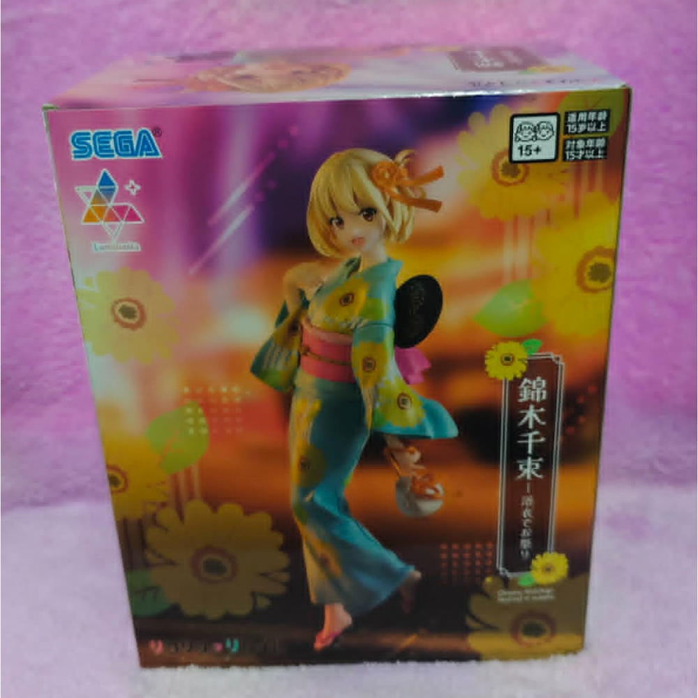 《周邊》【現貨】特賣 代理版 景品 公仔 SEGA Luminasta 莉可麗絲 錦木千束 和服 浴衣 Ver.-細節圖2