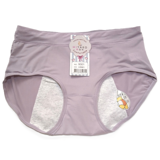 【羋亞可】涼感透氣網布 生理褲  中腰 9301-規格圖5