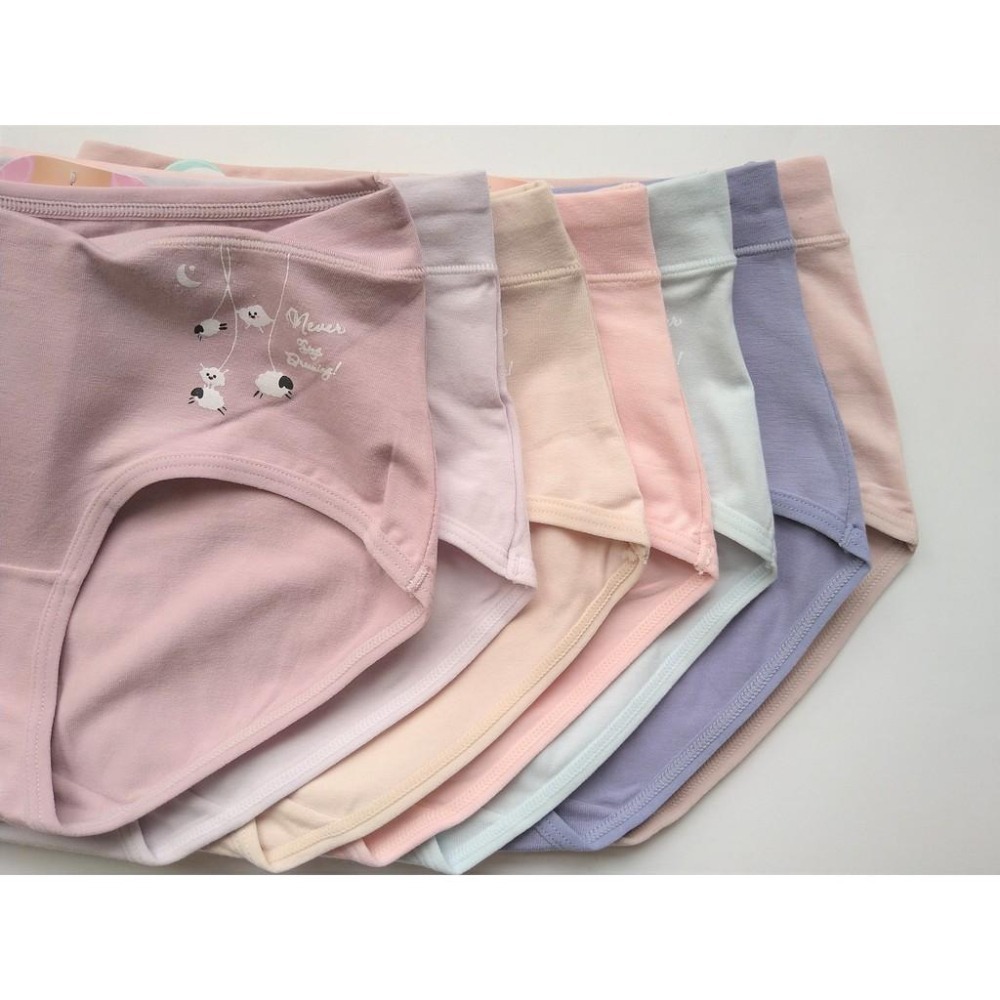 941【吉妮儂來】天然有機棉少女內褲-睡眠綿羊-細節圖4