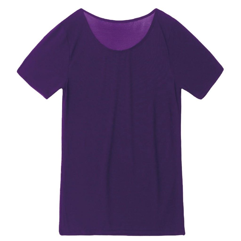 【曲線の哲學】1893短袖彈力網紗透明內搭衣-細節圖2