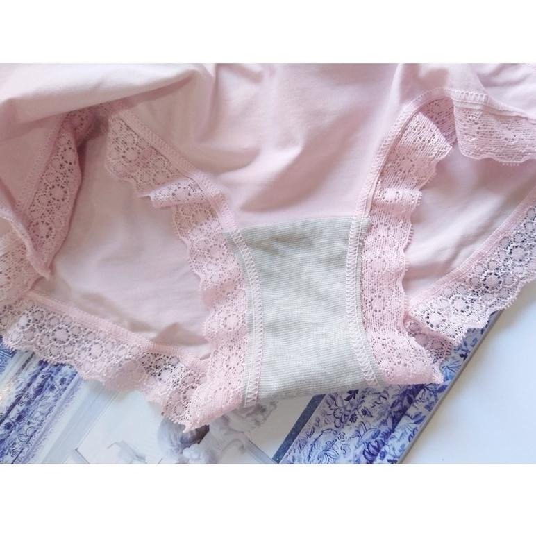 Baider芭黛爾 蕾絲竹炭中低腰內褲 女內褲7017-細節圖4