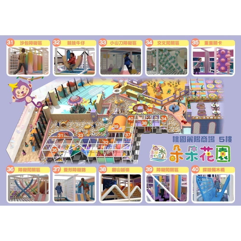 奇幻島中壢 朵朵花園 桃園中壢麗陽商場 追風奇幻島 票券 門票-細節圖2