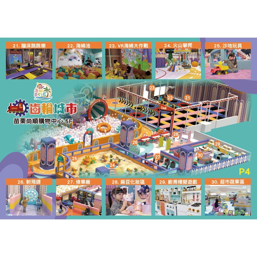追風奇幻島竹苗旗艦店 齒輪城市 奇幻島 親子樂園【可刷卡】-細節圖4