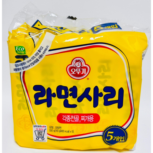 韓國不倒翁 Q拉麵 （不含調味）(純麵條) 110gX5包【誠貓雜糧】