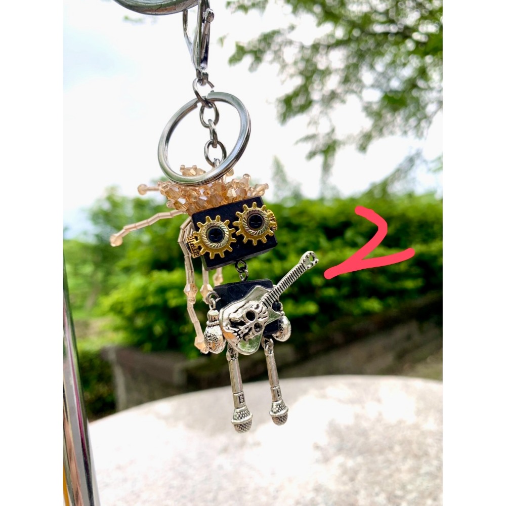 台灣文創掛飾 12款現貨 背包 鑰匙圈 手工組裝超可愛掛件 獨一無二吊飾 掛飾 包包小掛件 小掛飾 機器人玩具吊件 吊飾-規格圖9