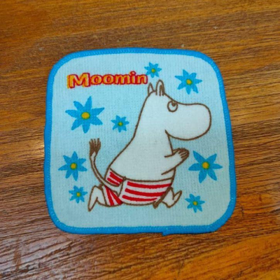 【現貨+發票】日本訂單MOOMIN嚕嚕咪嚕嚕米姆明迷你小方巾迷你毛巾超吸水細緻純棉加厚款純棉毛巾小方巾手帕吸水杯墊