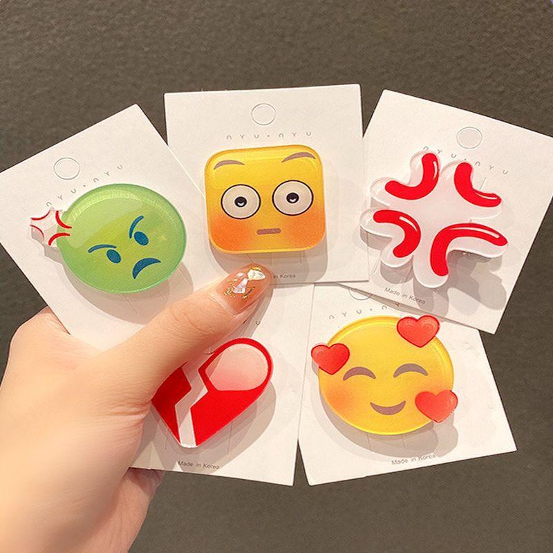 🎀【現貨+發票】韓系甜美可愛表情包髮夾水滴髮夾流汗髮夾無語髮飾表情髮夾憤怒髮夾生氣髮夾 創意搞怪髮夾 紓壓髮夾 韓系髮夾-細節圖3