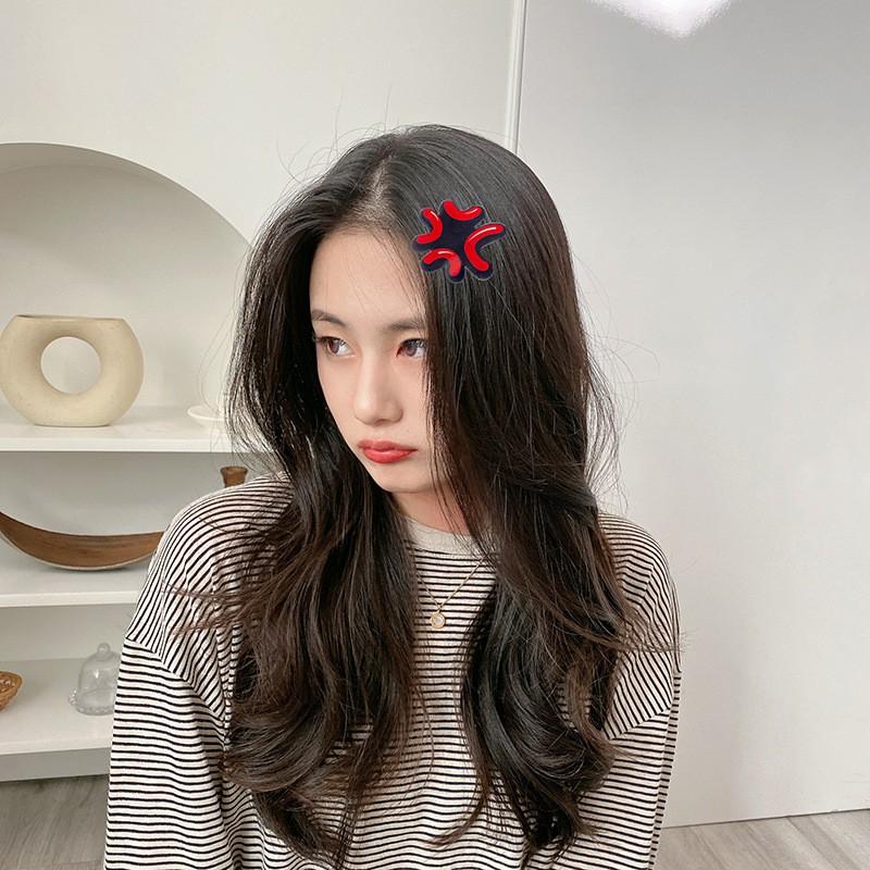 🎀【現貨+發票】韓系甜美可愛表情包髮夾水滴髮夾流汗髮夾無語髮飾表情髮夾憤怒髮夾生氣髮夾 創意搞怪髮夾 紓壓髮夾 韓系髮夾-細節圖5