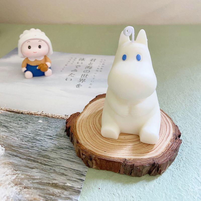 🎀【現貨+發票】MOOMIN嚕嚕米蠟燭嚕嚕咪姆明INS手工香氛蠟燭香薰造型蠟燭香薰擺飾療癒小物生日禮物交換禮物婚禮小物-細節圖2