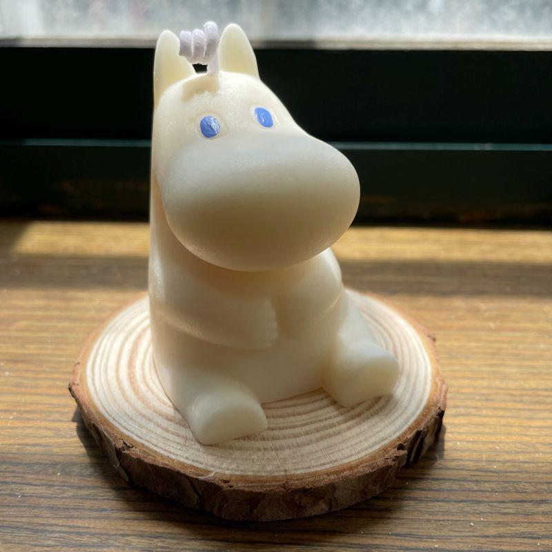 🎀【現貨+發票】MOOMIN嚕嚕米蠟燭嚕嚕咪姆明INS手工香氛蠟燭香薰造型蠟燭香薰擺飾療癒小物生日禮物交換禮物婚禮小物-細節圖4