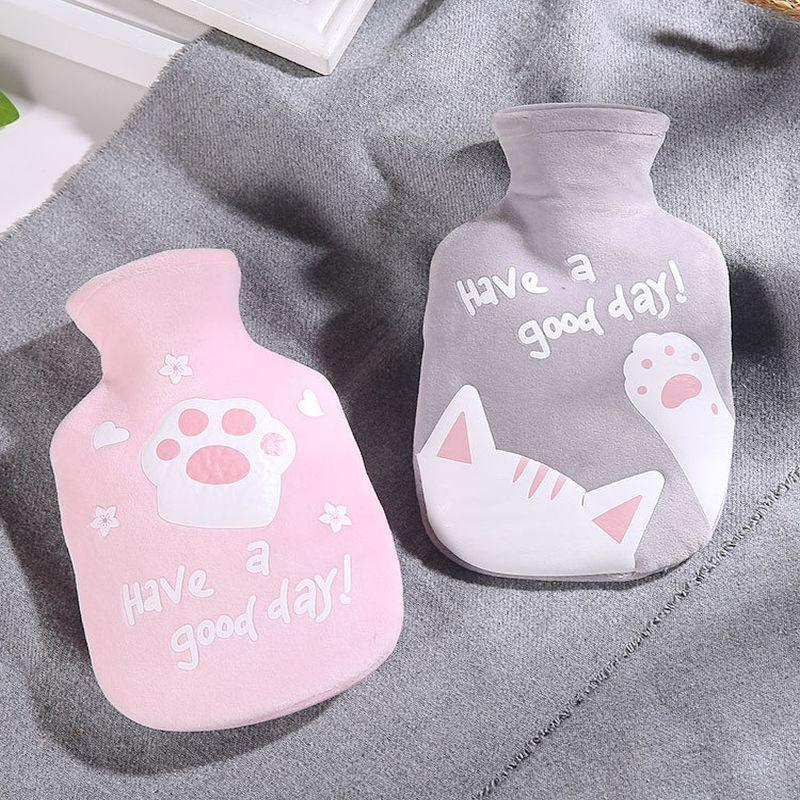 🎀【現貨+發票】貓掌熱水袋 貓咪貓爪恐龍熱水袋 暖水袋 熱敷袋 暖手袋 暖宮熱敷 暖宮 熱水袋 暖手寶 暖暖包 暖暖袋-細節圖2