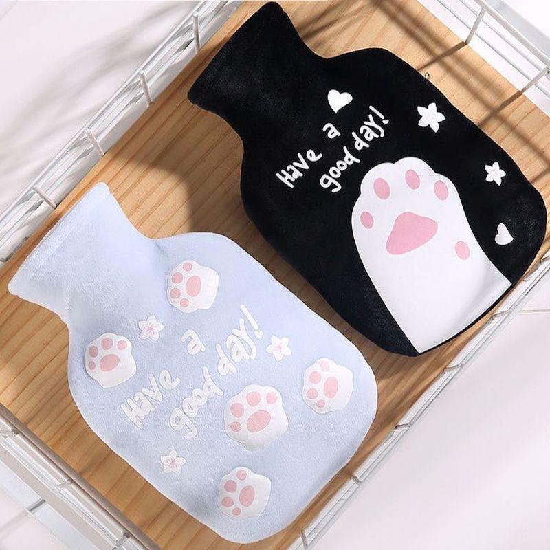 🎀【現貨+發票】貓掌熱水袋 貓咪貓爪恐龍熱水袋 暖水袋 熱敷袋 暖手袋 暖宮熱敷 暖宮 熱水袋 暖手寶 暖暖包 暖暖袋-細節圖6