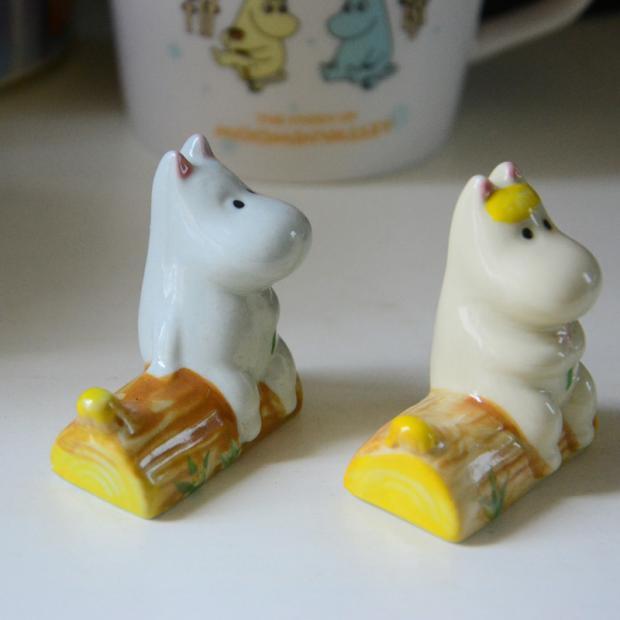 🎀【現貨+發票】Zakka日式陶瓷筷架快嫁筷子托筷拖筷子架超萌MOOMIN嚕嚕咪嚕嚕米姆明歌妮可兒陶瓷小擺件擺飾婚禮小物-細節圖7