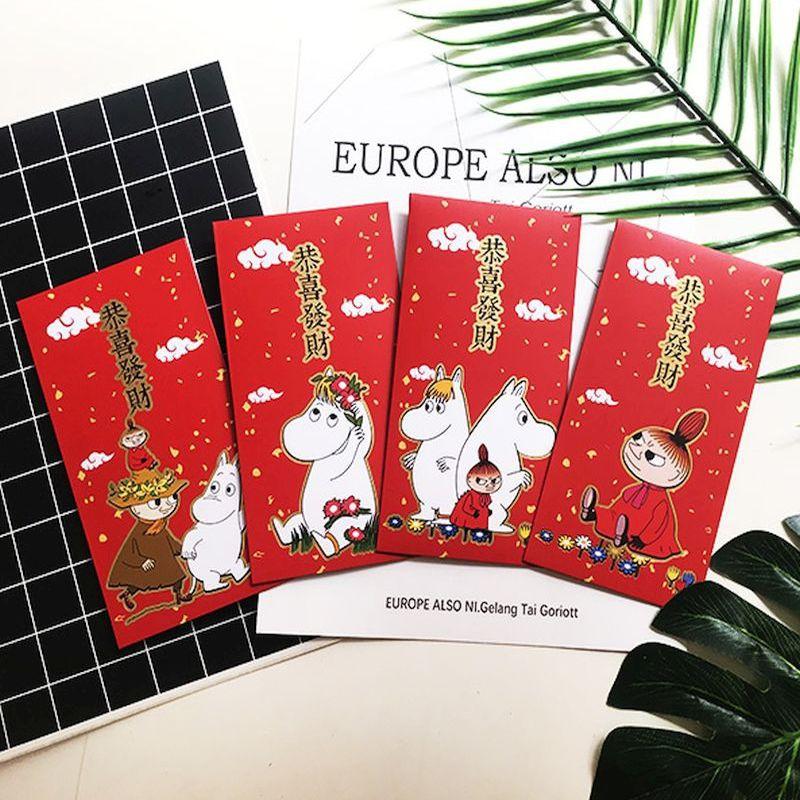 🎀【現貨+發票】新款MOOMIN嚕嚕米嚕嚕咪姆明亞美紅包袋小不點紅包袋卡通紅包袋嚕嚕米紅包袋-細節圖2