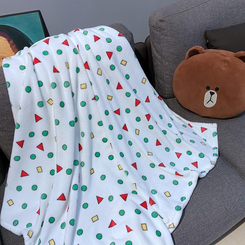 🎀【現貨+發票】蠟筆小新睡衣毛毯小新同款 INS超火紅爆款蠟筆小新毯子空調毯子 毯子被子 毛毯 法蘭絨珊瑚絨毯情人節禮物-細節圖5