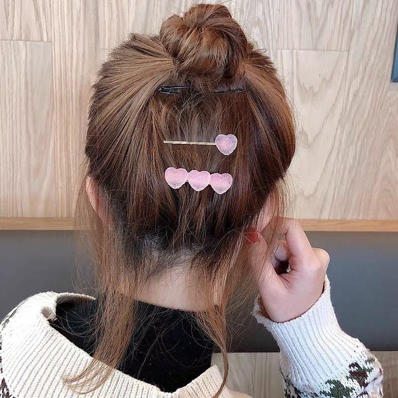 🎀【現貨+發票】韓系甜美清新彩虹軟糖QQ軟糖可愛漸變漸層髮夾少女心髮飾愛心星星一字夾髮夾套組仿真軟糖髮飾頭飾-細節圖9