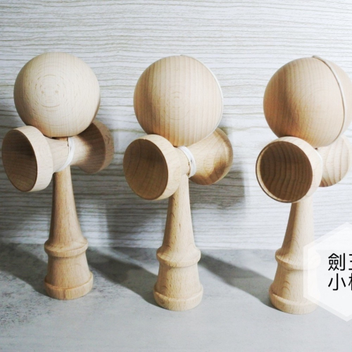 &lt;現貨&gt; 劍玉 單色(原木) 日式 劍球 日月球 競技型 比賽型 kendama 手眼協調 木製玩具