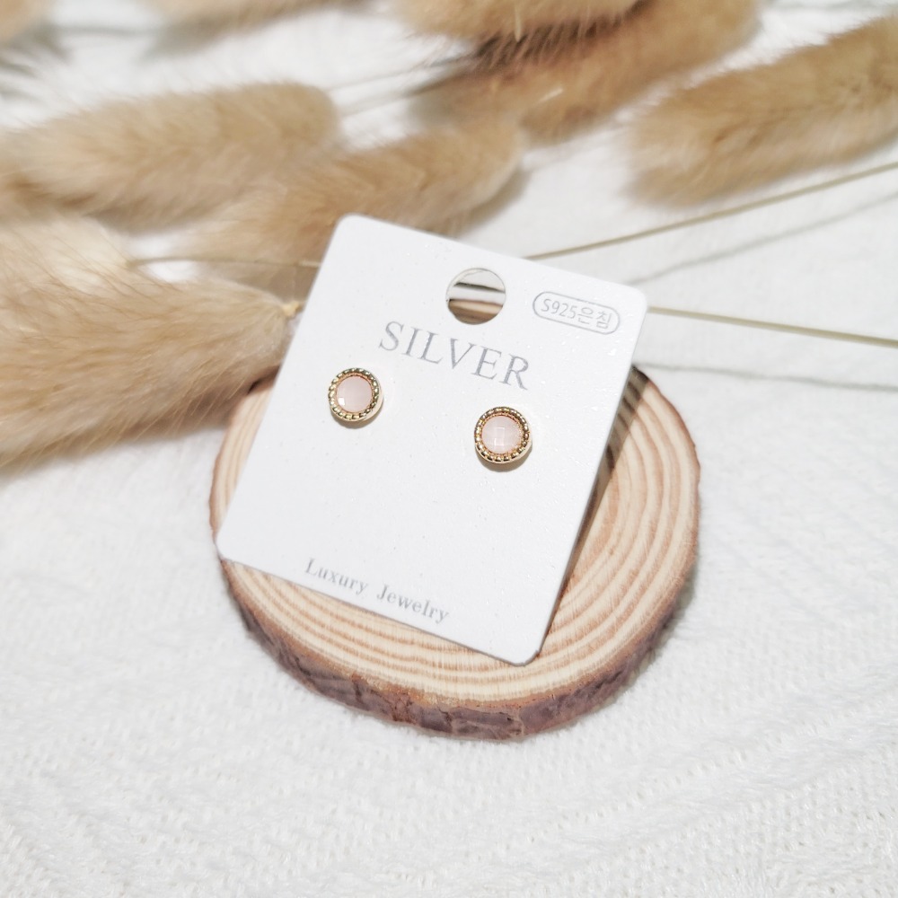 【Titan 鈦鋼針。韓國手工耳環 # TM05】-細節圖2