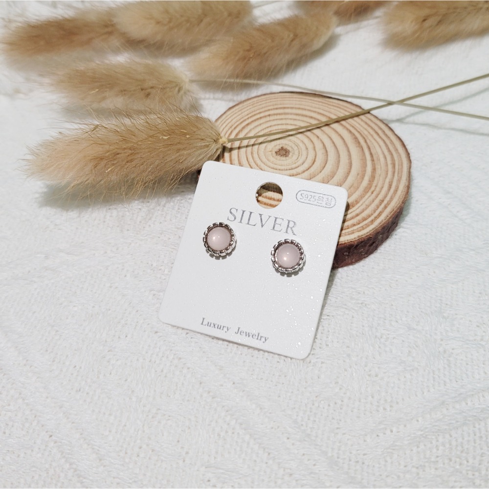 【Titan 鈦鋼針。韓國手工耳環 # TM01】-細節圖3