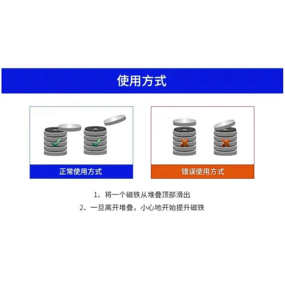 強力磁鐵 台灣現貨  工業級N35 N52  4~10mm圓形 磁鐵 磁石 掛勾 釤鈷-細節圖5