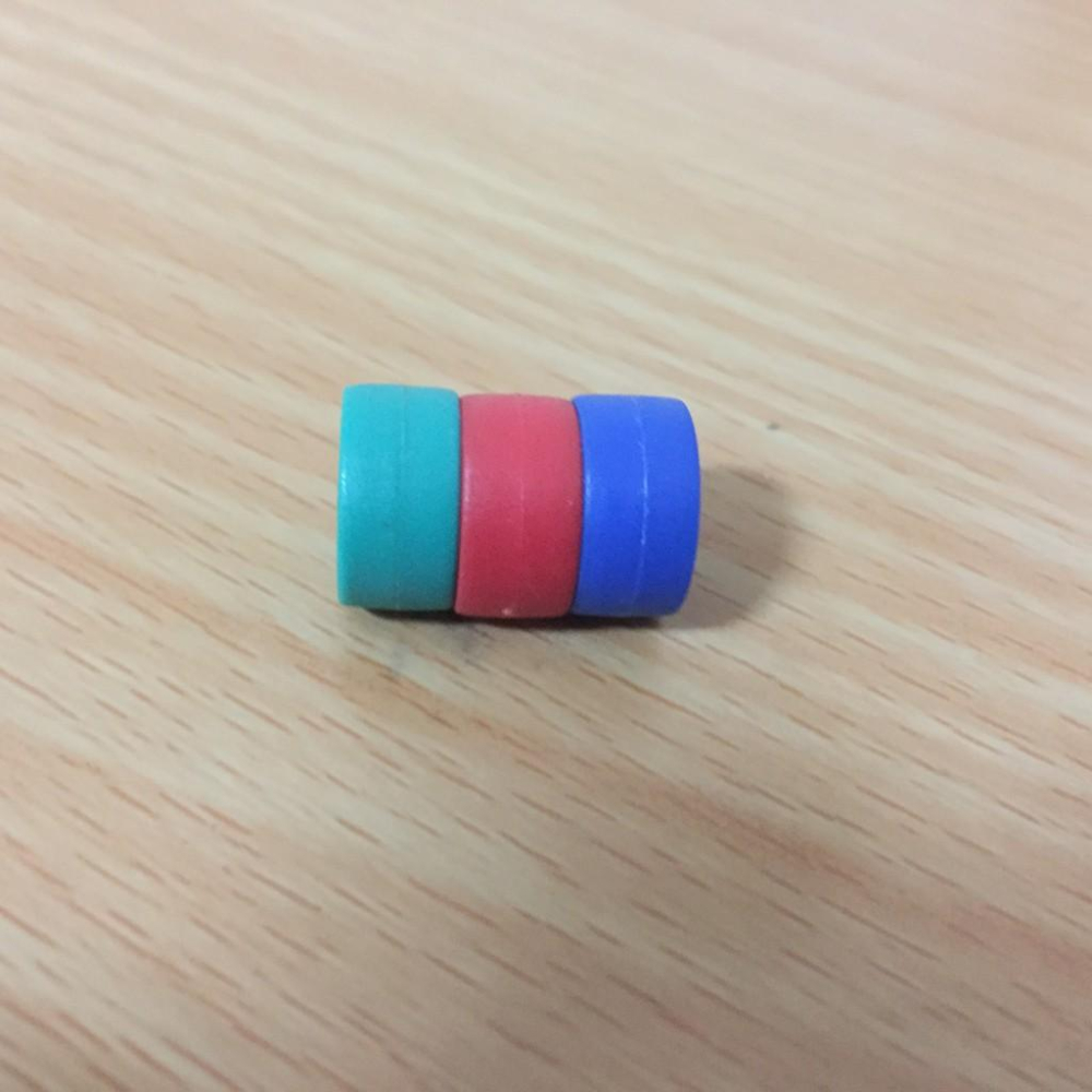 彩色塑料包覆磁鐵扣 一組三顆【好磁多】專業磁鐵銷售-細節圖2