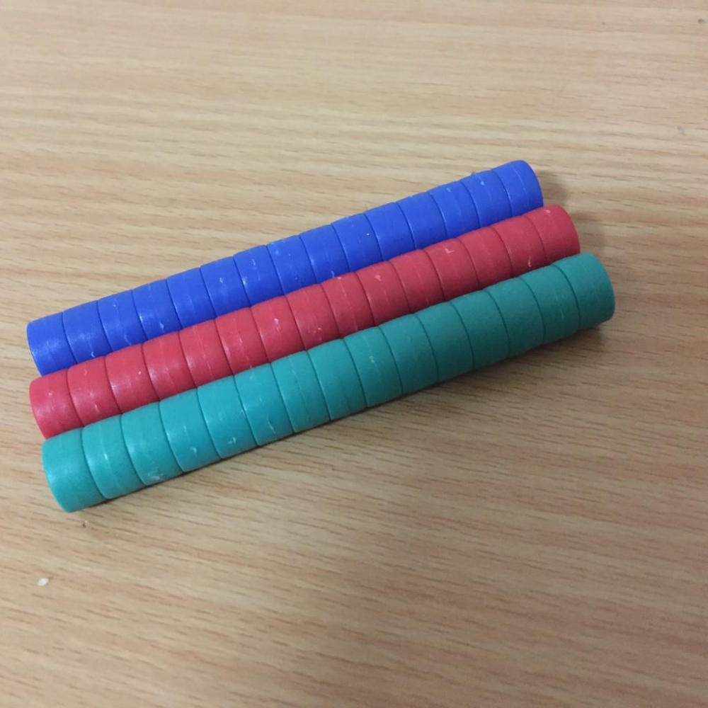 彩色塑料包覆磁鐵扣 一組三顆【好磁多】專業磁鐵銷售-細節圖3