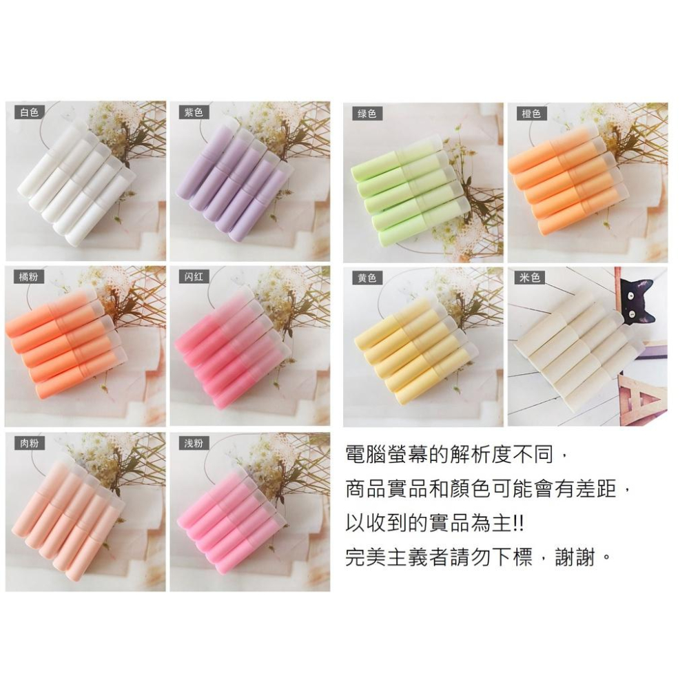 【露西皂材】4g口紅管 (10支) 韓式唇膏管 護唇膏管-細節圖3