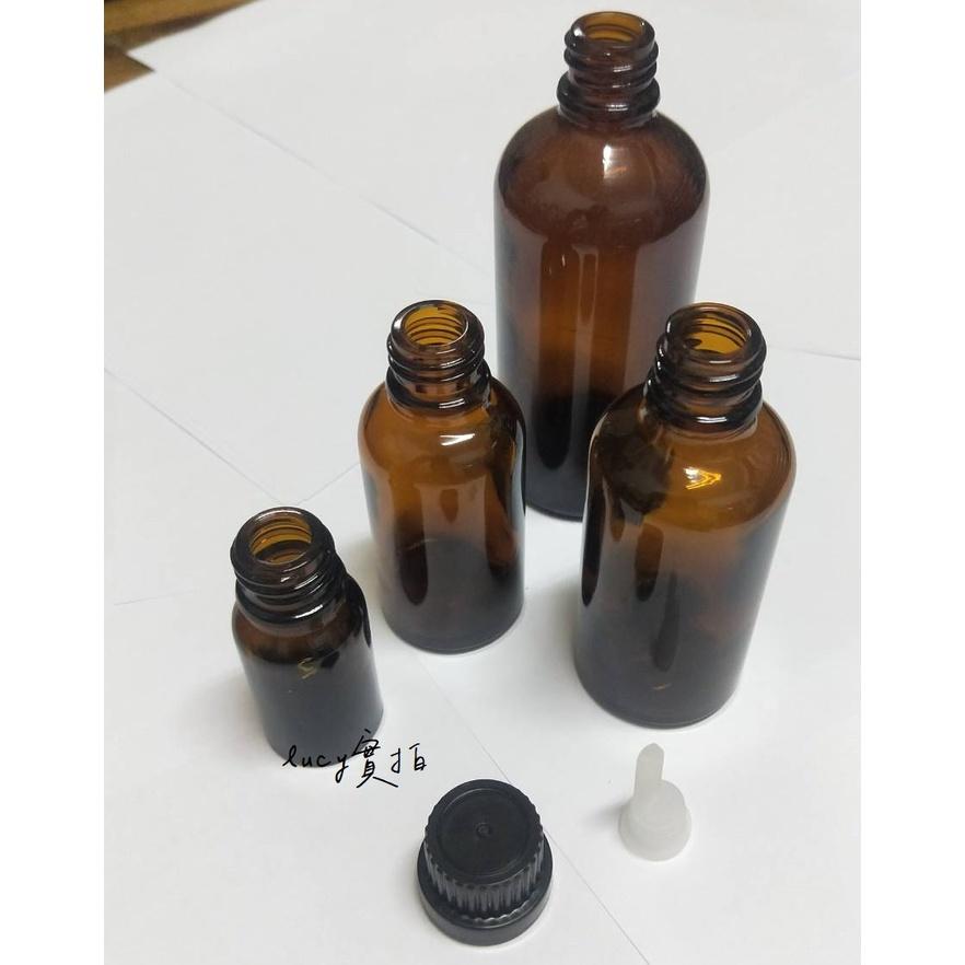 【露西皂材】台製精油瓶 精油空瓶 玻璃精油瓶 茶色精油瓶-細節圖2
