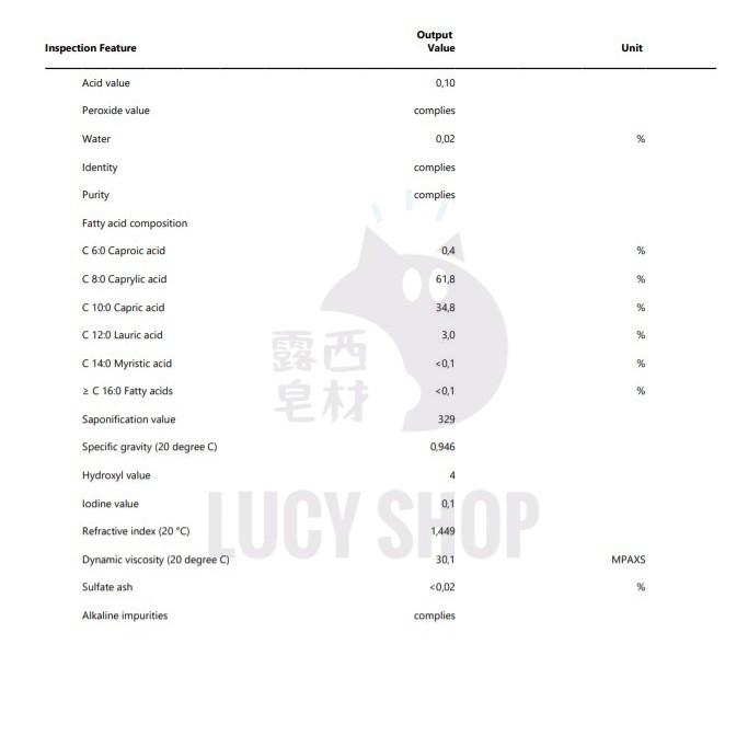 【露西皂材】分餾椰子油 (FRACTIONATED COCONUT OIL) 椰子油-細節圖2